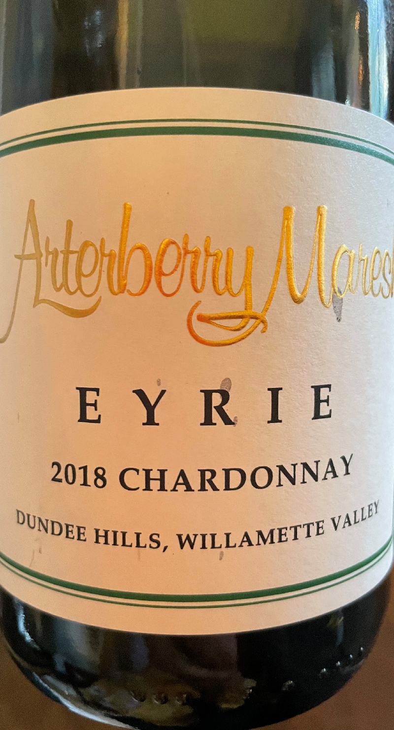 Eyrie Vineyard Chardonnay - Arterberry Maresh