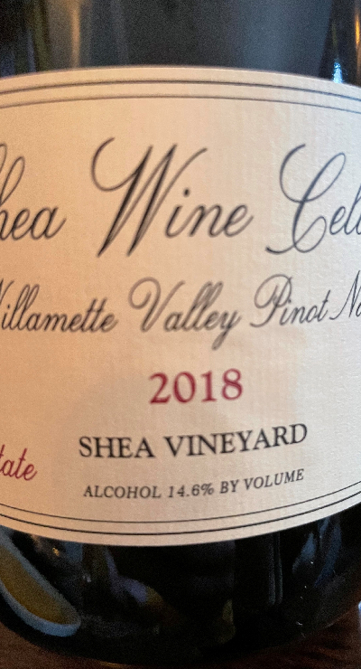 Estate Pinot Noir: Shea Wine Cellars